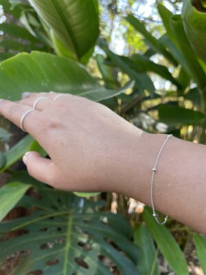 Pulseira Bolinha Diamantada