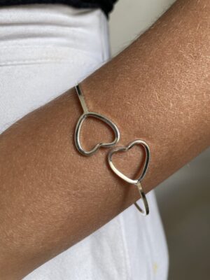 Bracelete 2 Corações