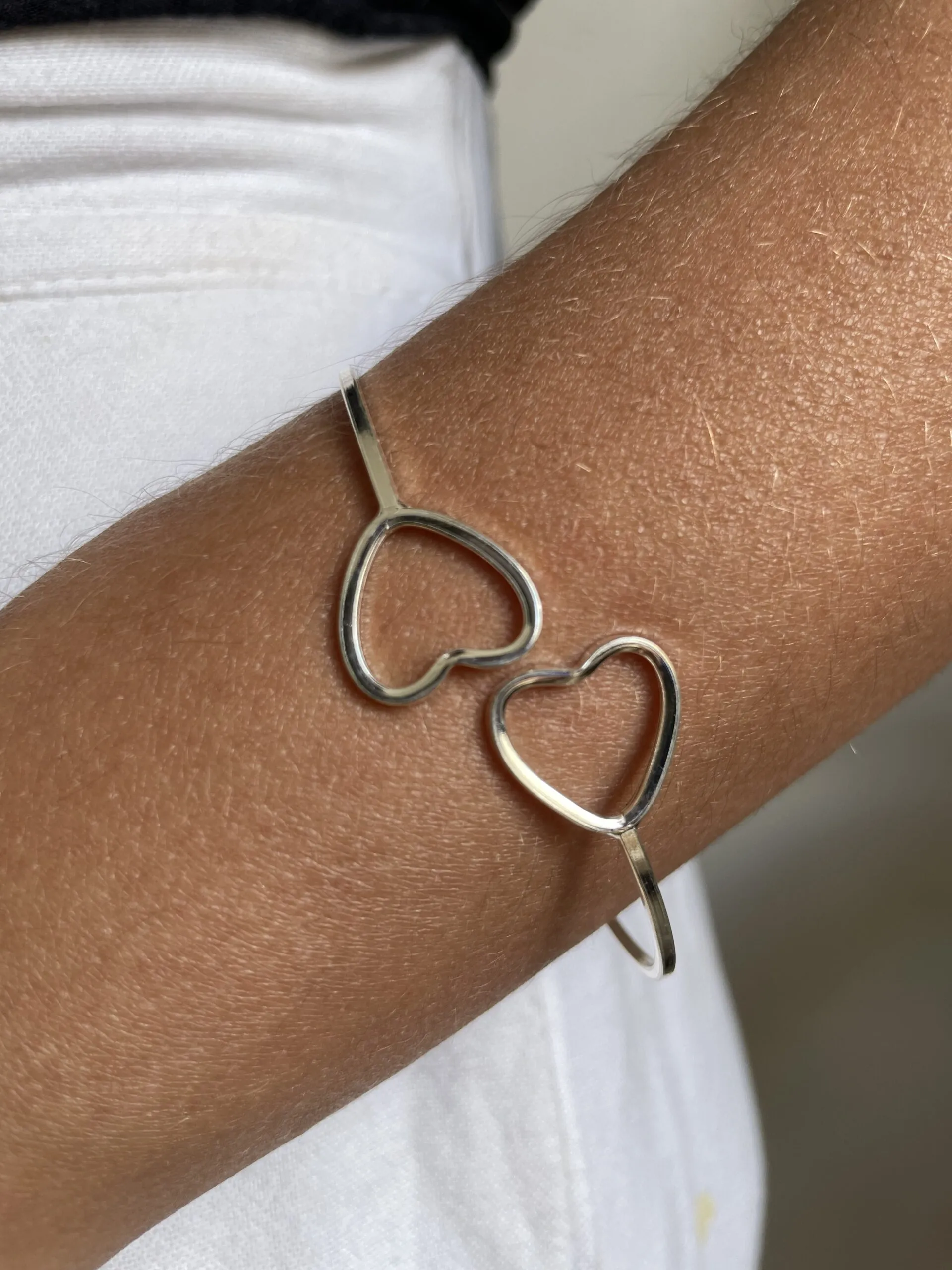 Bracelete 2 Corações